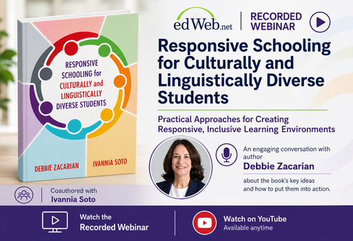Recorded webinar for Responsive Schooling for Culturally and Linguistically Diverse Students